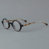 Andi Vintage Round Acetate Frame Round Frames Southood Leopard